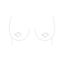 Non-Piercing Nipple Loop Jewelry for Women Faux Piercing