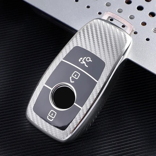 Funda con llave remota MERCEDES compatible con A B C E S G M V Clase Vito Sprinter *PLATEADO* - Imagen 3 de 10