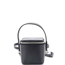 Salvatore Ferragamo Gancicni Top Handle Vanity Case Leather Micro