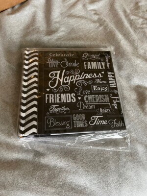 Pioneer Chalkboard Photo Album - Holds 200 4x6 Pictures With Memo Writing Areas