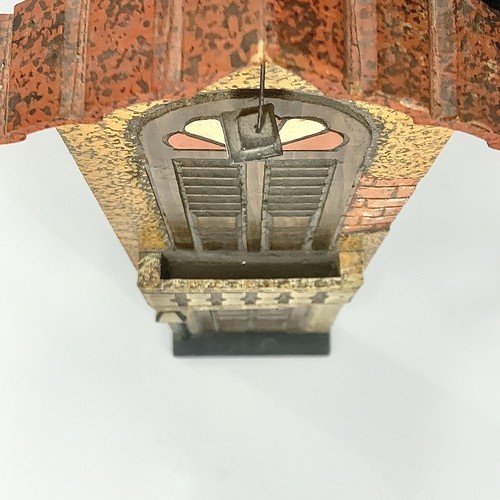 Replicated Tall House Facade 24” Alvaro Nunes Signed Hand Made 3D Pari São Paul - Picture 4 of 11