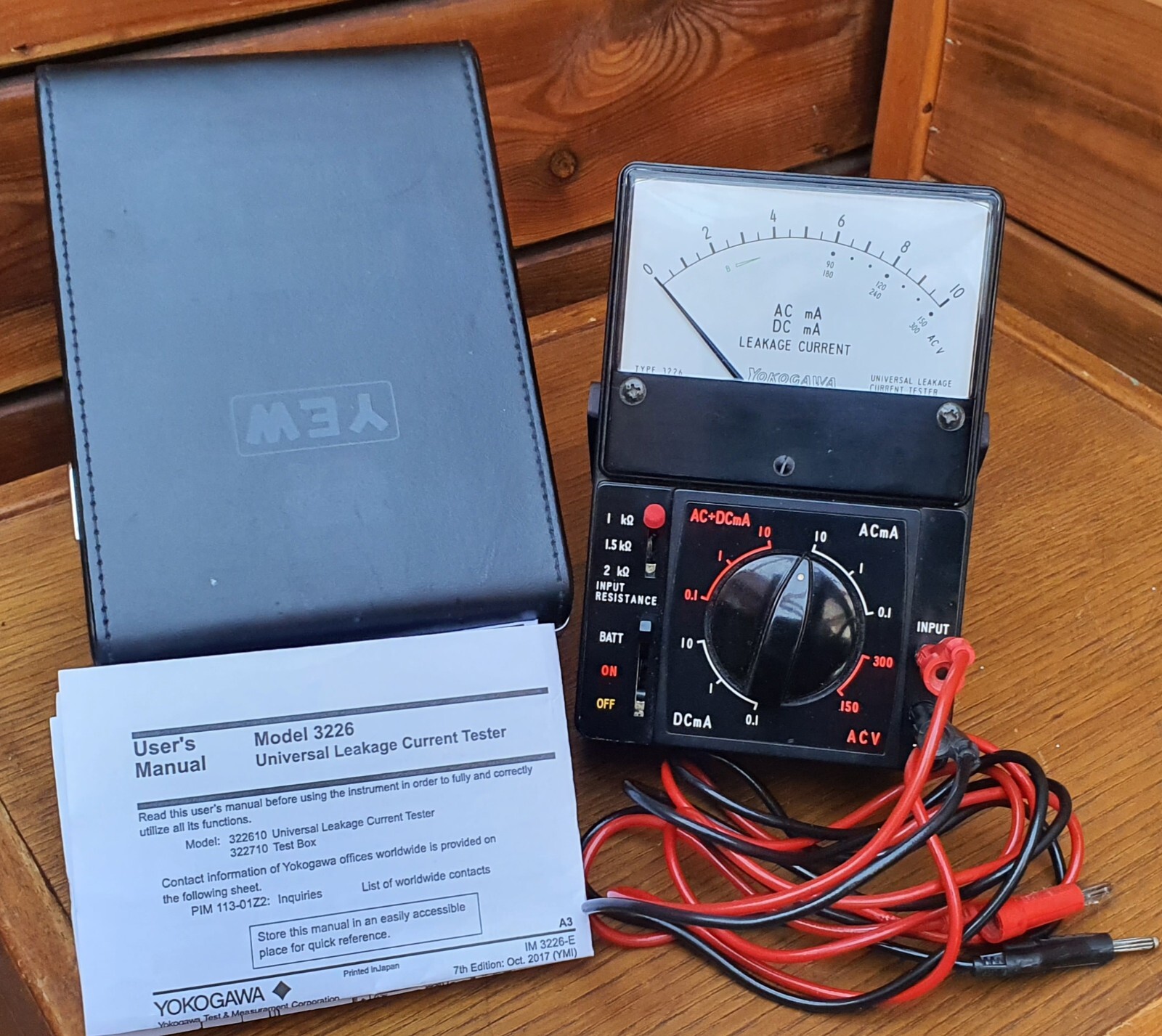 Yokogawa Model 3226 Universal Leakage Current Tester Multimeter Made in Japan eBay