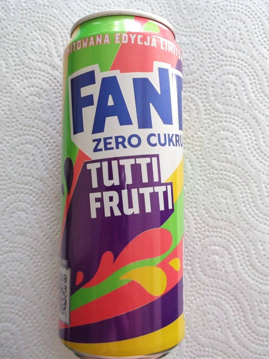 POLAND full FANTA TUTTI FRUTTI 2025 LIMITED EDITION 330ml can NEW