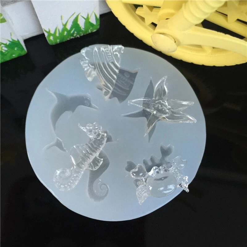 Resin Mold Candy Chocolate Molds Animal Flounder for Shell Molds Decor - Image 3 of 4