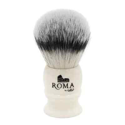 Roma Colosseo Omega Synthetishe RasierPinsel shaving brush Weiss 31 mm Knoten  