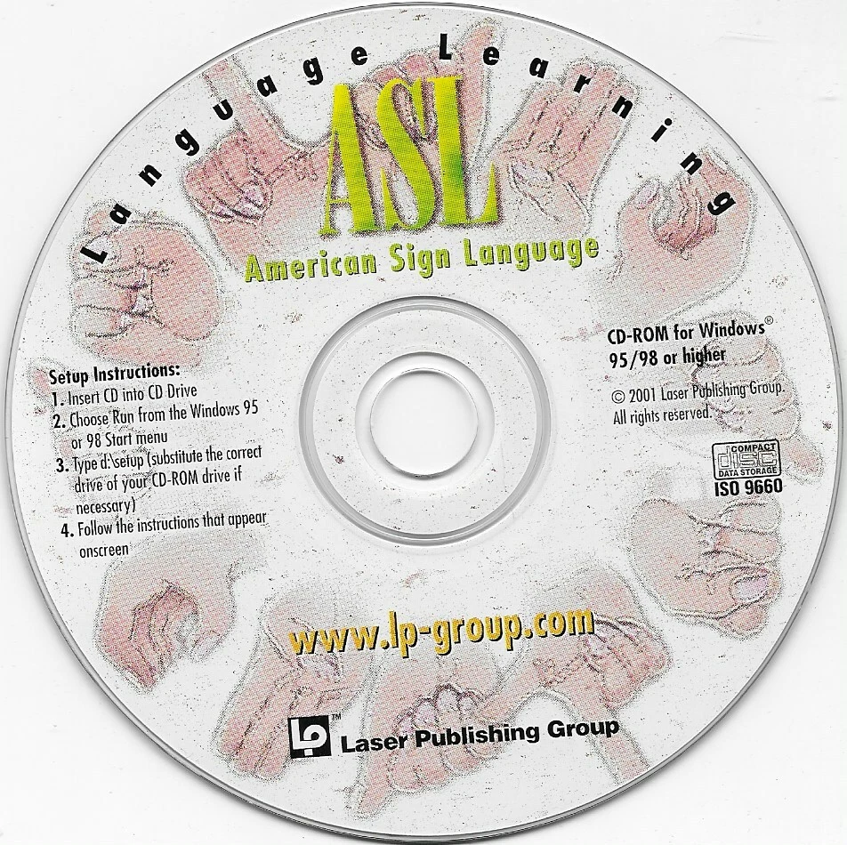 Laser Publishing Beginners American Sign Language Windows 95/98 or Higher CD-ROM - Image 2 of 3