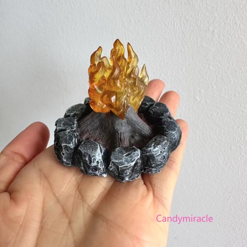 Maßstab 1:12 Puppenhaus Miniatur Zubehör Lagerfeuer Flamme Outdoor Gartendekor - Photo 6/8