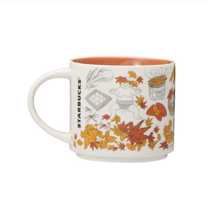 Starbucks Japan limited Been There Series Autumn version 414ml Mug NEW - Picture 2 of 6