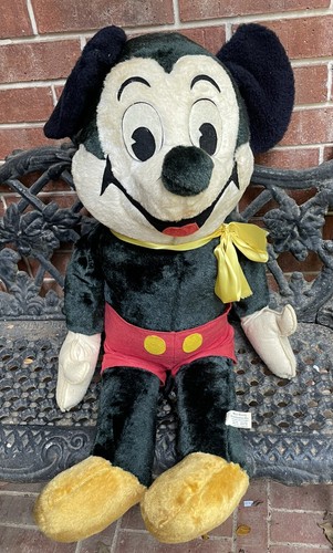 HUGE Vintage MICKEY MOUSE Doll California STUFFED TOYS Antique Animal 37” TALL! - Picture 7 of 12