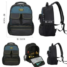 Professional Tool Bag Work Bag Jobsite Backpack Engineer Tool Laptop Backpack