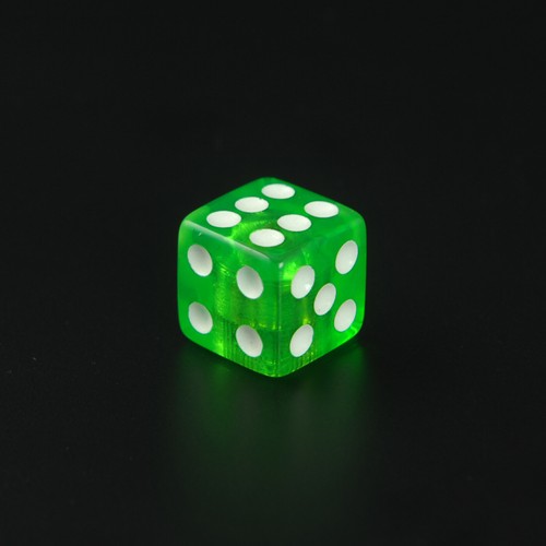 Transparent Green Dice Wheel Valve Stem Tire Cap For Truck /Car/Bike Dust Cover - Picture 4 of 7