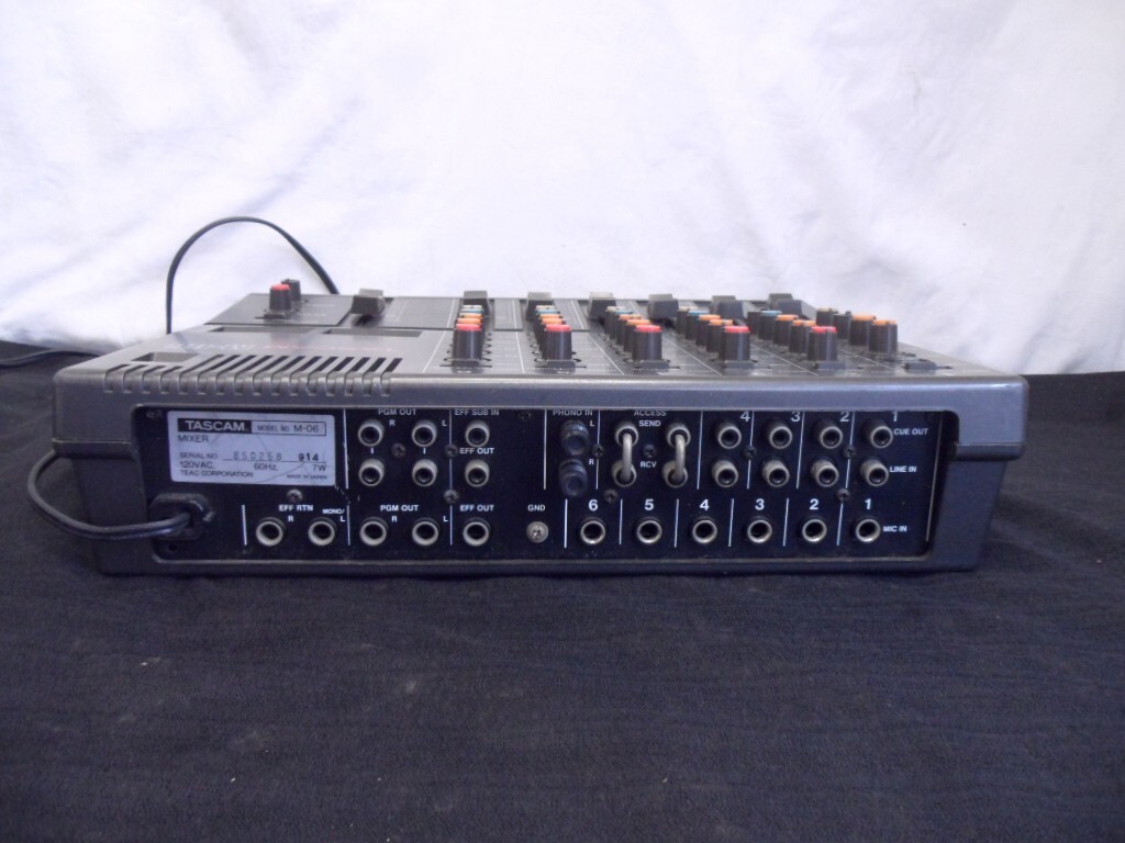 TASCAM M-06, 6 CHANNEL STEREO ANALOGUE MIXER | eBay