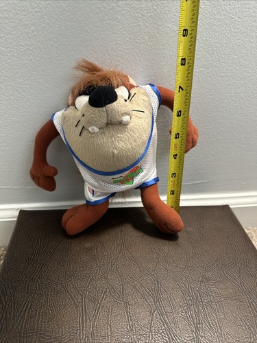 1996 McDonald’s WB Looney Tunes Space Jam Taz Plush Toy - Picture 8 of 8