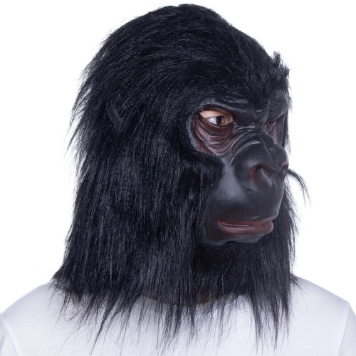 Gorilla Halloween Mask for adult costume party Realistic Ape Monkey Mask - Picture 3 of 5