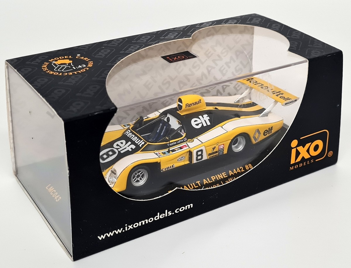 Ixo 1/43 Renault Alpine A442 #8 Le Mans 24H 1977 Depailler