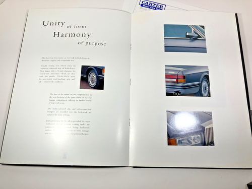 Vintage 1996 Rolls Royce Silver Spur Sales Brochure Sheets Booklet Canadian - Picture 8 of 9