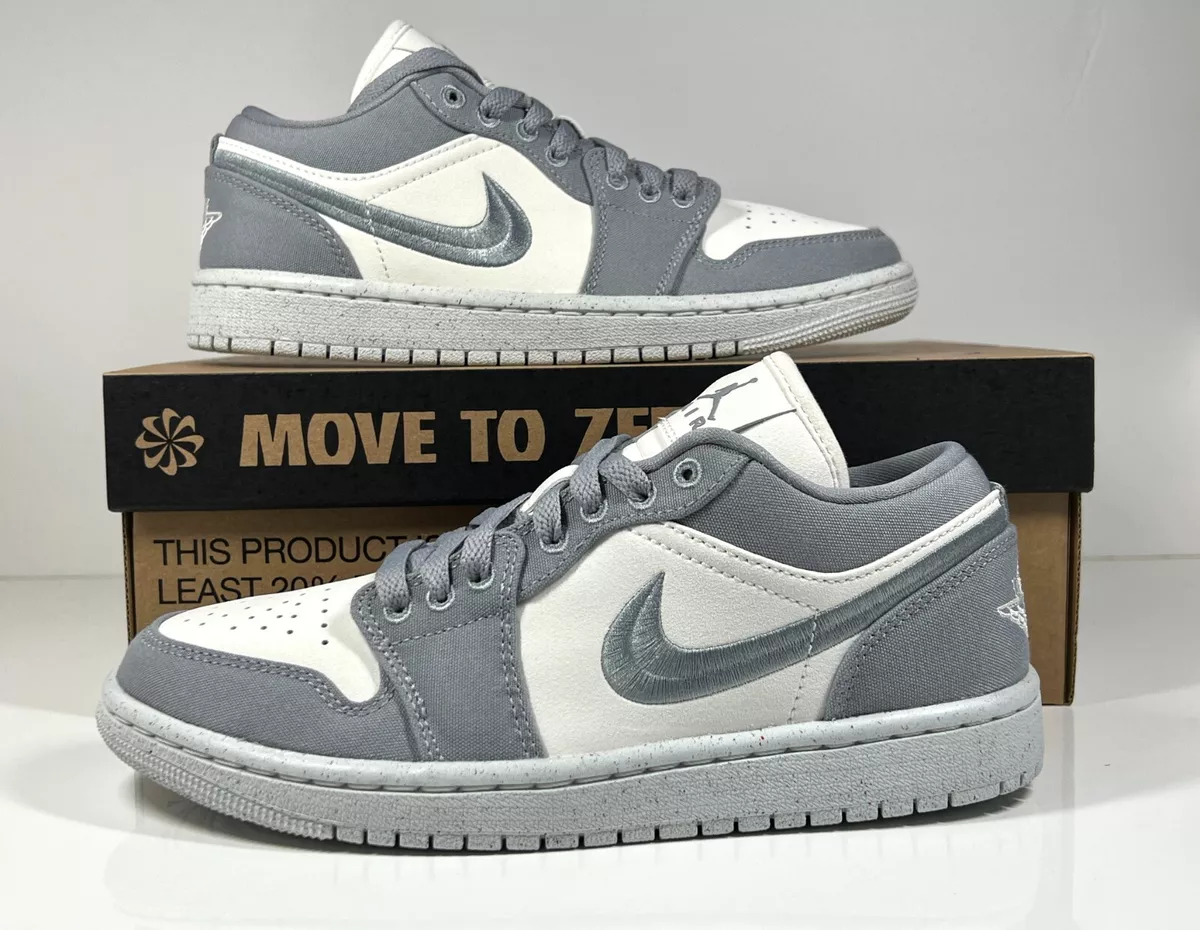 Nike Air Jordan 1 Low SE Light Steel Grey White Sail DV0426-012 size 6.5W