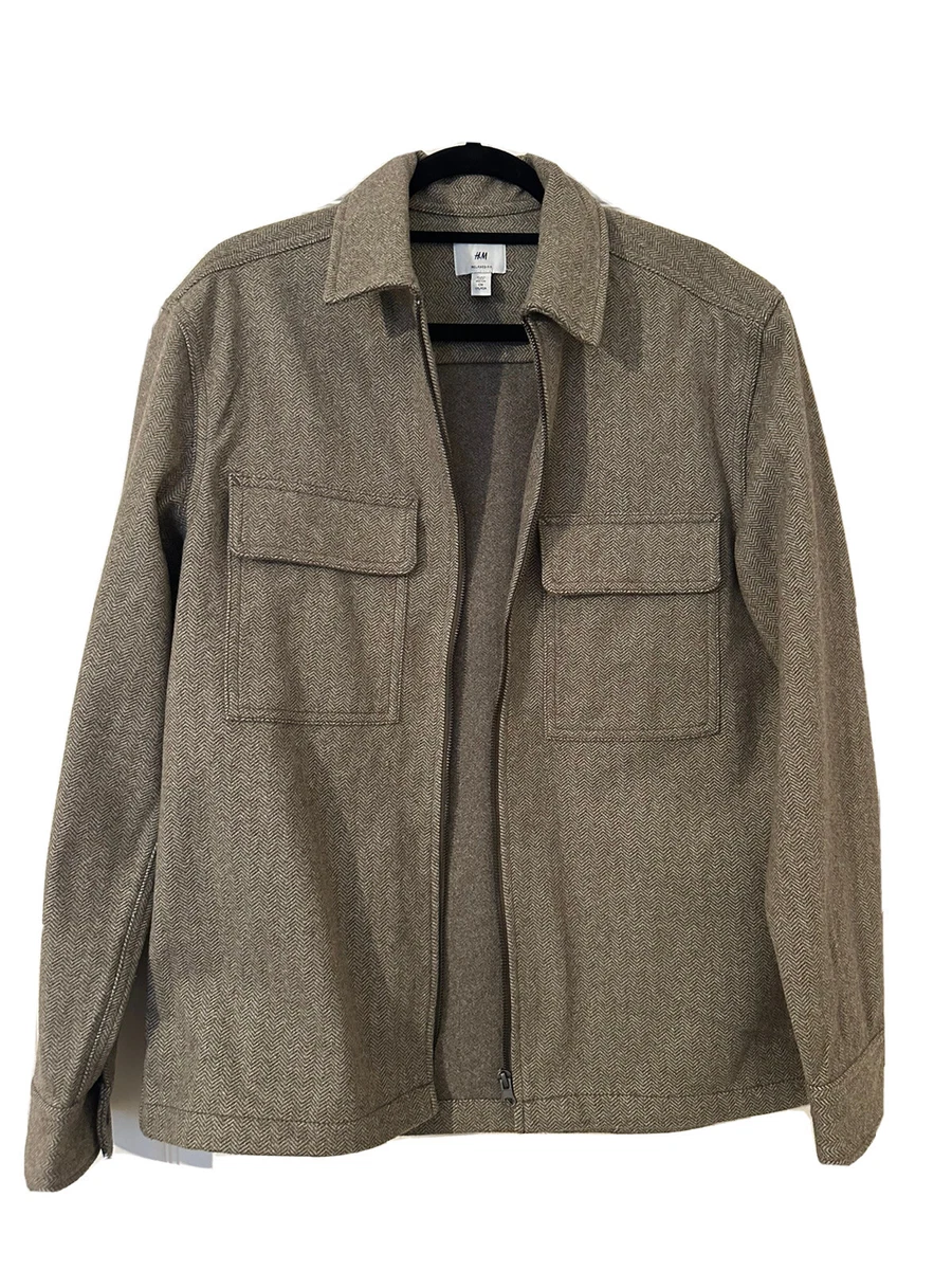 Tweed outlet zip jacket