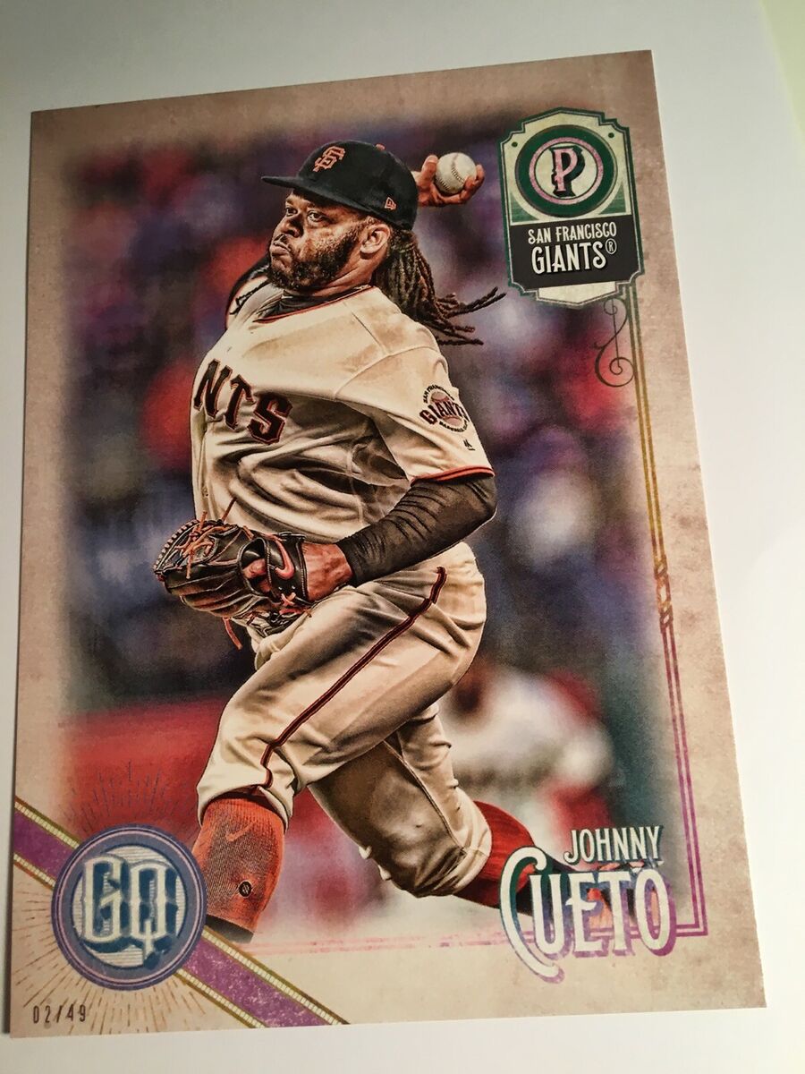 2018 Topps Gypsy Queen Jumbo 5x7 Johnny Cueto Giants 20 02 2018 Topps Gypsy Queen Jumbo 5x7 Johnny Cueto Giants 20 02