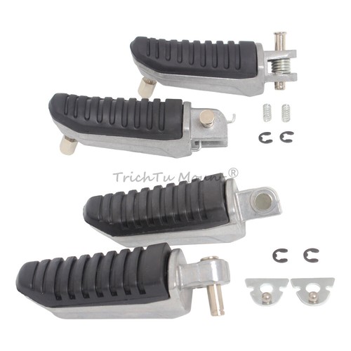 Front & Rear Footrest Foot Pegs Pedals for Suzuki Hayabusa GSX1300R 2008-2012 11 - Picture 8 of 16