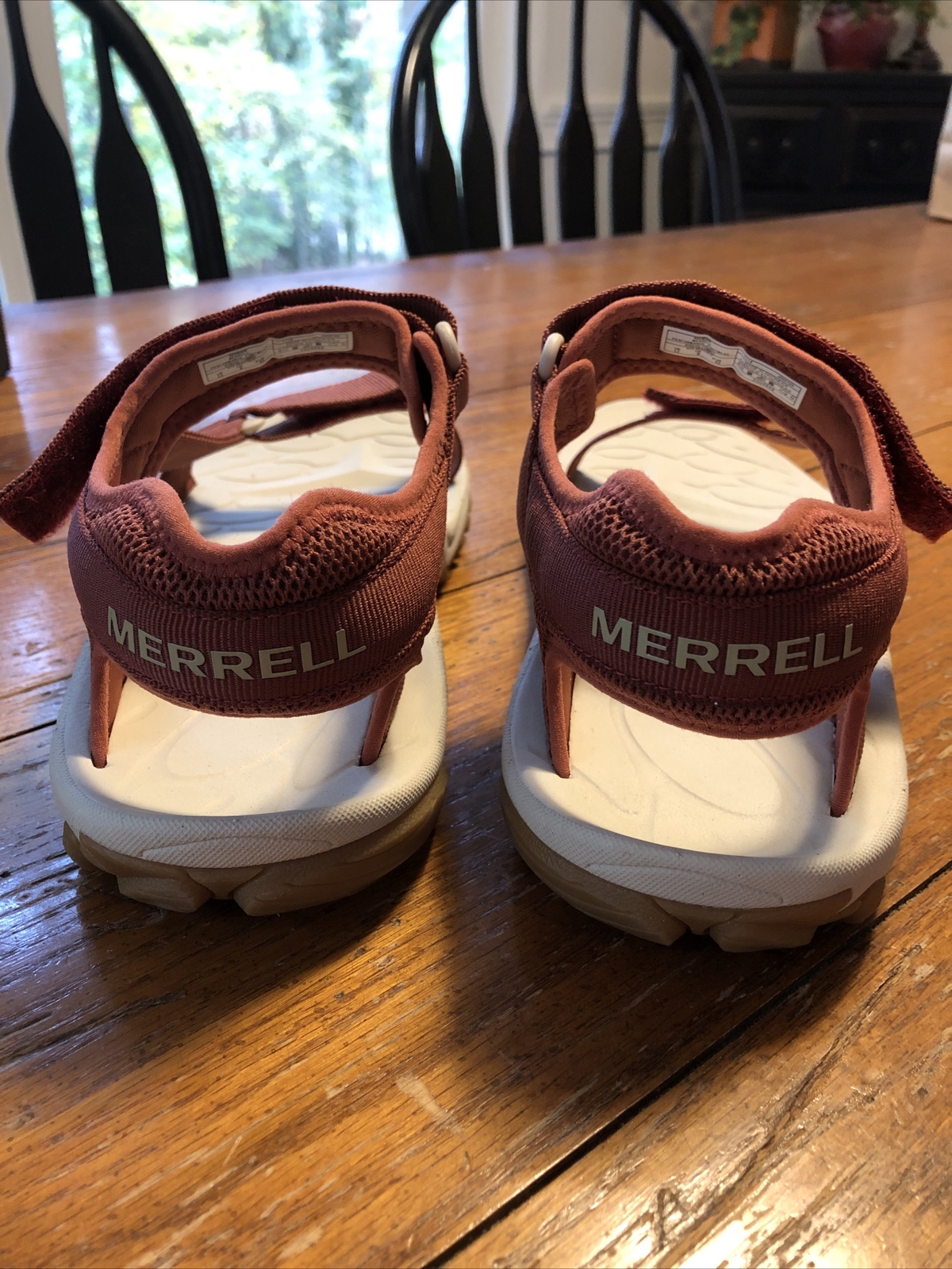 Sandali sportivi nuovi in scatola sequoia Merrell (Borgogna) Kahuna Web donna 11