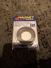 Master Magnetics  The Magnet Source  1 in. W x 30 in. L Mounting Tape  Black NEW