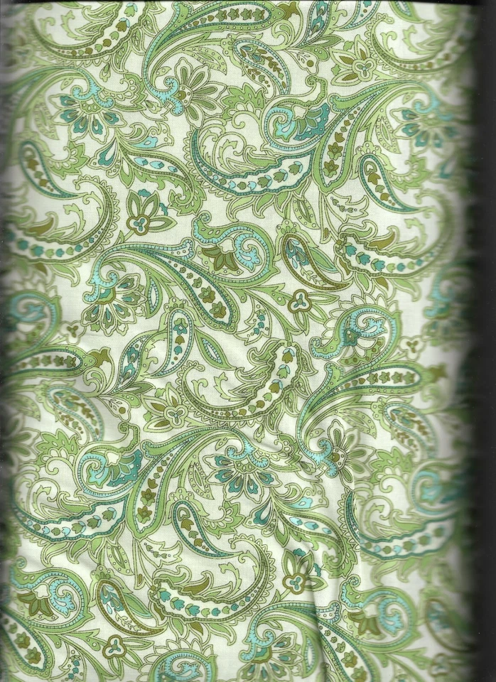 Tela 45' 100% algodón "cozy paisley" de Benartex Farbenric Foto 2 de 3