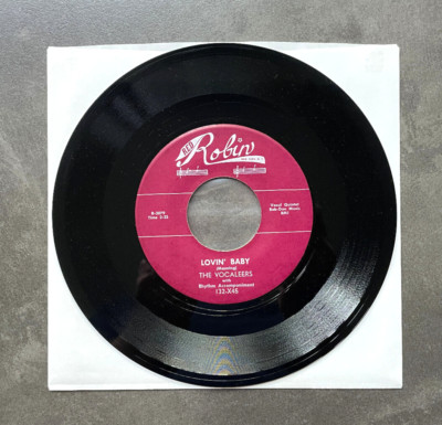 7'' The Vocaleers  - Lovin' Baby - US Robin Doo Wop