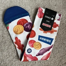 Stance Socks Mens Casual Crew Size Large Haribo Gummy Candy NWT