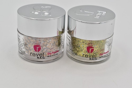 Revel Dip Powder January GOR 2022 Sassy DOR20-4 0.5oz Glitter LOT NEW RARE