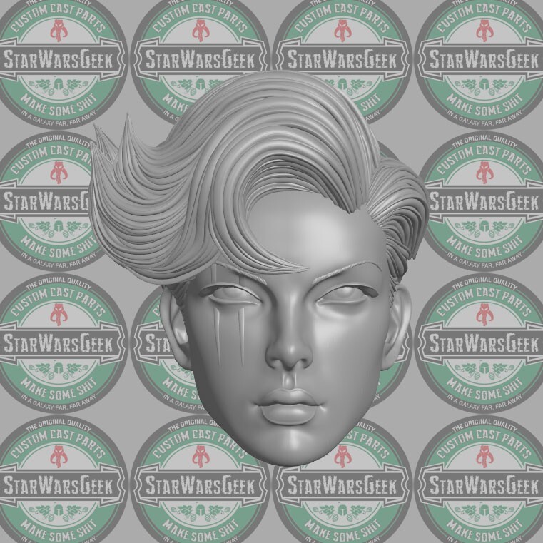 Shard Bishop v1 Uncanny X-Men custom head for Marvel Legends & other ...