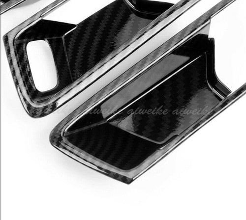 4x For Ford Escape Kuga 2020-2024 Carbon Fiber Style Inner Door Bowl Cover Trim - Picture 7 of 7