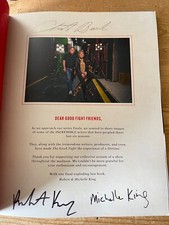 THE GOOD FIGHT SIGNED MICHELLE & ROBERT KING  FYC BEAUTIFUL BOOK PRESS KIT