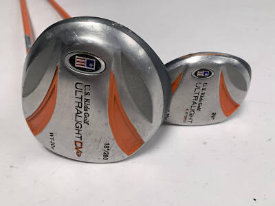U.S. Kids Ultralight Wt-20u Orange Driver & Hybrid Set 18* 29* 51