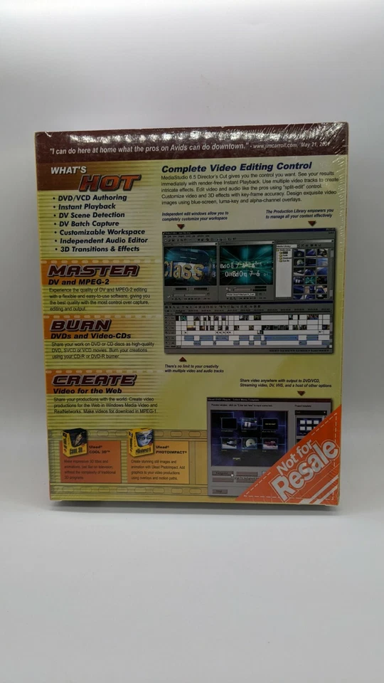 Ulead MediaStudio: Director's Cut 6.5 PC CD video audio editing authoring tools! - Image 4 of 4