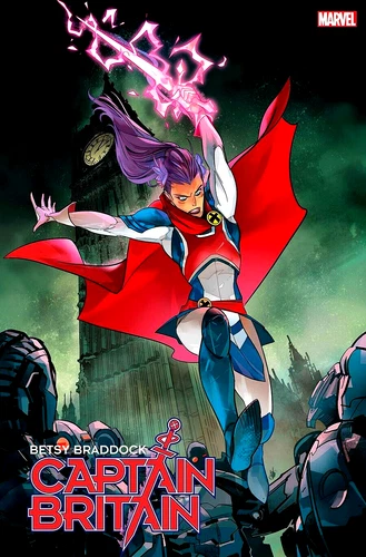 BETSY BRADDOCK CAPTAIN BRITAIN #1 OTTO SCHMIDT 1:25 VARIANT 2022 MARVEL NM