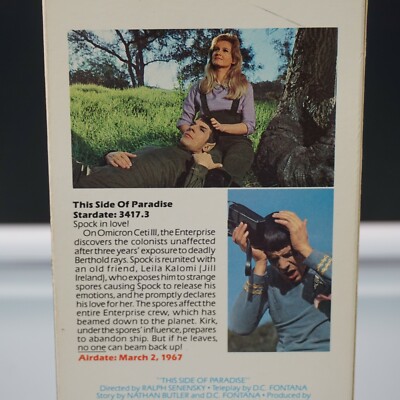 1966 Star Trek Original TV Series VHS Episode 25 This Side