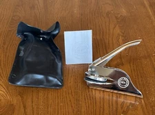 IDEAL Pocket Seal NO1 Corporate Notary Embosser Stamp 1990 Mount Laurel Pools PA