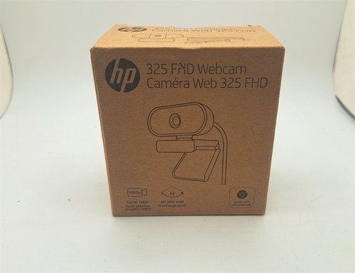 HP 325 FHD Webcam – Full HD Video with Built-In Microphone