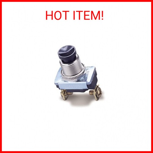 Gardner Bender GSW-22 Electrical Push Button Switch, SPST, OFF-Mom ON, 6 A/120V