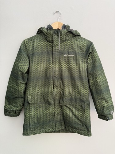 Columbia Interchange Omni Tech Waterproof Jacket Girls Sz 10 / 12 Coat READ - Picture 16 of 16