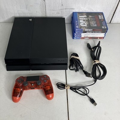 Sony PlayStation 4 PS4 500GB CUH-1115A Controller Bundle 5 Games Call Of Duty