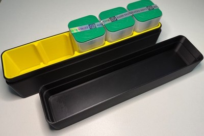 3D PRINTED- Silver Eagle Mint Tube Holder- 5 Tube Storage Mini-Monster Box