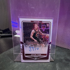 Panini 2024-25 Donruss Optic Jaylon Tyson Cavaliers Rookie Autograph SS-JTY