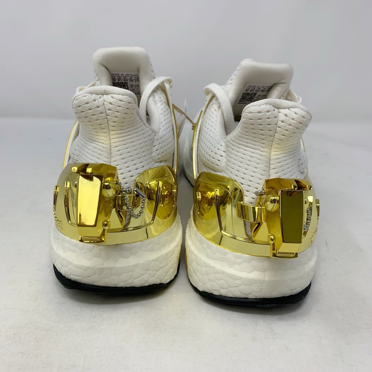 Adidas FORTNITE Men\'s White and Gold Athletic Shoes Adidas Ultra Boost 1.0 Fortnite Victory Crown Gold White  main image 4