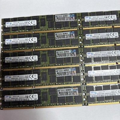 10x 16GB Samsung DDR3 ECC REG PC3-14900R 1866MHz Server RAM 160GB Total