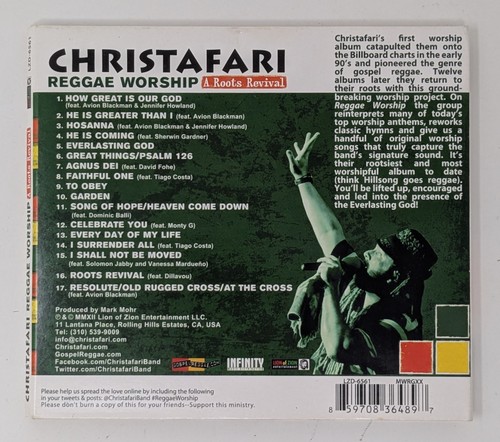 CHRISTAFARI Reggae Worship - A Roots Revival (Digipak) - Imagen 3 de 3