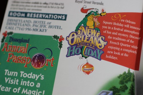 Disneyland 1999 New Year's Eve Millennium Party Main Gate Brochure + Disney Map - Picture 8 of 10