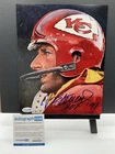 Jan Stenerud Signed 8x10 Kansas City Chiefs signed photo ACOA NFL Len Dawson SB