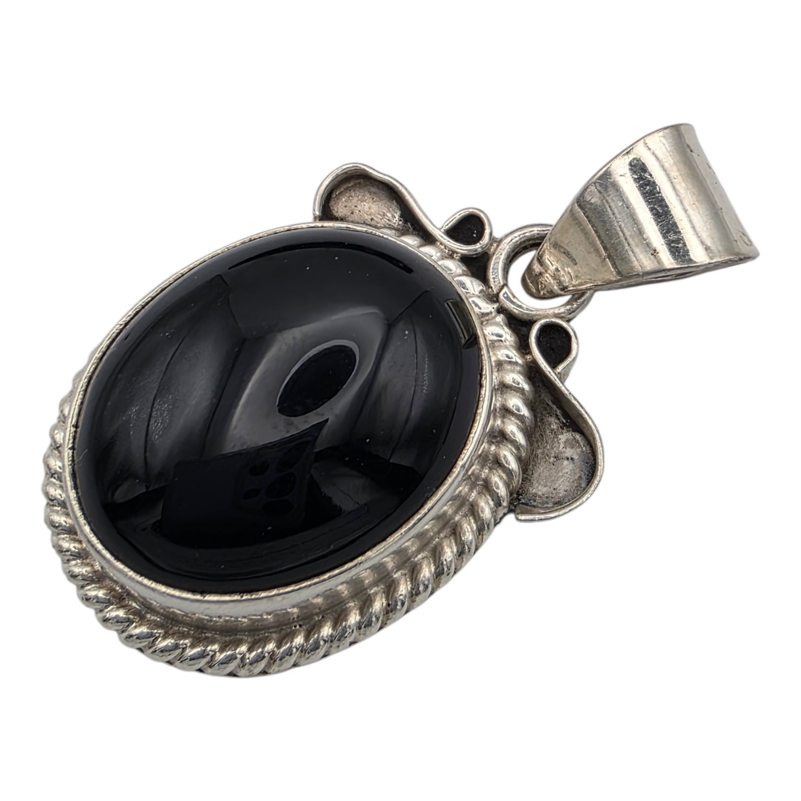 Solid 925 Sterling Silver Pendant for Necklace Me… - image 2